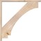 Ekena Millwork Imperial Block Smooth Bracket w/ Offset Brace, Douglas Fir, 3 1/2"W x 40"D x 40"H BKT0402X40X40IMP05SDF - alternate 4